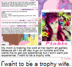 Size: 499x465 | Tagged: safe, go home you're drunk, hypocrisy, meta, pinkiepony, text, tumblr, wat, why