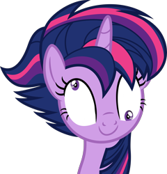 Size: 4806x5000 | Tagged: safe, artist:diamondwhits, derpibooru import, edit, twilight sparkle, twilight sparkle (alicorn), alicorn, castle sweet castle, absurd resolution, alternate hairstyle, derp, photoshop, punklight sparkle, simple background, solo, transparent background, vector