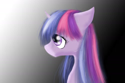 Size: 1800x1200 | Tagged: safe, artist:zoefrancesva, derpibooru import, twilight sparkle, bust, portrait, solo