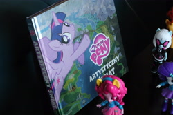 Size: 6000x4000 | Tagged: safe, artist:artofmagicpoland, derpibooru exclusive, photo finish, pinkie pie, rarity, equestria girls, book, doll, equestria girls minis, my little pony: artistic world, poland, polish, toy