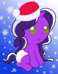 Size: 768x976 | Tagged: safe, artist:ohohokapi, oc, oc only, oc:purple tinker, diaper, foal, solo