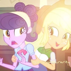 Size: 380x380 | Tagged: safe, artist:the_original_rarity, derpibooru import, edit, applejack, suri polomare, twilight sparkle, equestria girls