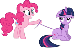 Size: 1353x923 | Tagged: safe, artist:sourspot, derpibooru import, pinkie pie, twilight sparkle, unicorn twilight, earth pony, pony, unicorn, duo, duo female, ed edd n eddy, female, floppy ears, fourth wall, mare, outline, simple background, transparent background, twilight is not amused, unamused, vector