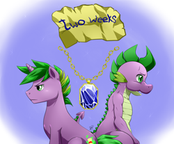 Size: 1200x993 | Tagged: safe, artist:pia-sama, spike, dragon, fanfic art, ponified spike, solo