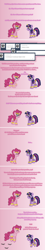 Size: 504x2784 | Tagged: safe, artist:verve, derpibooru import, part of a series, part of a set, pinkie pie, twilight sparkle, twilight sparkle (alicorn), alicorn, earth pony, pony, ain't never had friends like us, ask, ask genie twilight, comic, genie, happy, jewelry, magic, pixel art, pronking, smiling, tumblr