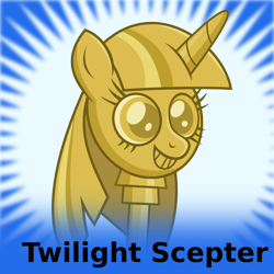 Size: 1024x1024 | Tagged: safe, artist:takua770, princess twilight sparkle (episode), derpibooru, exploitable meme, meme, meta, official spoiler image, solo, spoilered image joke, twilight scepter, twilight scepter meme