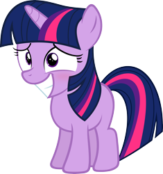 Size: 5650x6000 | Tagged: safe, artist:slb94, derpibooru import, twilight sparkle, absurd resolution, blank flank, blushing, cute, embarrassed, filly, filly twilight sparkle, grin, nervous, simple background, smiling, solo, squee, transparent background, twiabetes, vector, younger