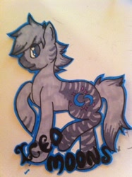 Size: 478x640 | Tagged: safe, artist:whipstitch, oc, oc only, earth pony, pony, iced moon, solo