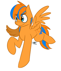 Size: 1098x1280 | Tagged: safe, artist:aidraws, oc, oc only, oc:cold front, pegasus, pony, male, simple background, solo, stallion, white background