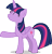 Size: 7000x7254 | Tagged: safe, artist:luckreza8, derpibooru import, twilight sparkle, twilight sparkle (alicorn), alicorn, pony, a hearth's warming tail, .svg available, absurd resolution, cute, eyes closed, female, folded wings, inkscape, mare, raised hoof, simple background, smiling, solo, transparent background, twiabetes, vector