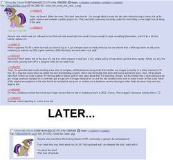 Size: 980x935 | Tagged: safe, clover the clever, /mlp/, 4chan, drama, meta, op is trying to start shit, seems legit