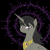 Size: 1000x1000 | Tagged: safe, artist:kyonsylar, octavia melody, alicorn, earth pony, pony, alicornified, fanfic, fanfic art, nightmare octavia, nightmarified, octacorn, pony pov series, race swap, solo