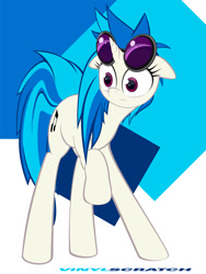 Size: 750x1000 | Tagged: safe, artist:styroponyworks, dj pon-3, vinyl scratch, pony, unicorn, female, horn, mare, solo