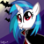 Size: 3000x3000 | Tagged: safe, artist:breezyblueyt, dj pon-3, vinyl scratch, bat, pony, undead, unicorn, vampire, vampony, cloak, clothes, cute, fangs, female, horn, mare, nightmare night, red eyes, solo, vinylbetes