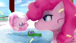 Size: 3840x2160 | Tagged: safe, artist:dashy21, pinkie pie, earth pony, pony, solo