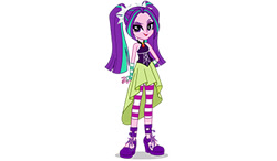 Size: 338x198 | Tagged: safe, aria blaze, equestria girls, rainbow rocks, official, picture for breezies, simple background, sleeveless, solo, white background