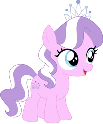 Size: 2272x2728 | Tagged: safe, artist:shaelynn-t, diamond tiara, open mouth, simple background, solo, white background