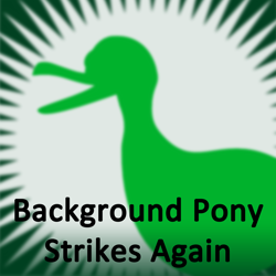 Size: 1024x1024 | Tagged: safe, artist:dtkraus, duck, background pony strikes again, derpibooru, meta, spoilered image joke