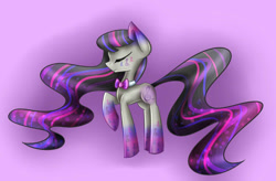 Size: 828x542 | Tagged: safe, artist:nelly250, octavia melody, earth pony, pony, gradient background, rainbow power, rainbow power-ified, solo