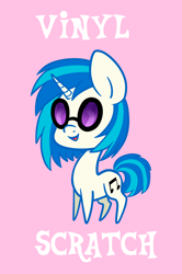 Size: 1276x1920 | Tagged: safe, artist:pinipy, dj pon-3, vinyl scratch, pony, unicorn, female, horn, mare, solo