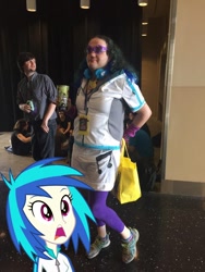 Size: 720x960 | Tagged: safe, artist:the-financier, dj pon-3, vinyl scratch, chris chan, clothes, cosplay, costume, irl, photo