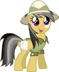 Size: 591x721 | Tagged: artist needed, safe, daring do, pegasus, pony, bandage, female, injured wing, mare, solo