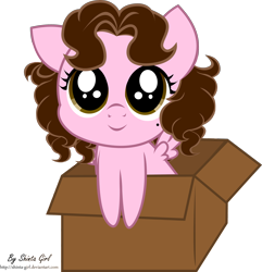 Size: 2338x2428 | Tagged: safe, artist:shinta-girl, oc, oc only, oc:shinta pony, box, solo