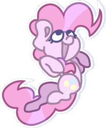 Size: 427x515 | Tagged: safe, artist:olivecow, part of a set, pinkie pie, earth pony, pony, cutie mark, female, looking up, mare, open mouth, simple background, solo, transparent background