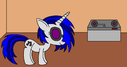 Size: 1205x636 | Tagged: safe, artist:killerbug2357, dj pon-3, vinyl scratch, pony, unicorn, 1000 hours in ms paint, ms paint, solo