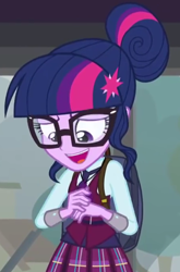 Size: 392x593 | Tagged: safe, derpibooru import, sci-twi, twilight sparkle, equestria girls, friendship games, cropped