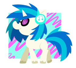 Size: 721x649 | Tagged: safe, artist:typhwosion, dj pon-3, vinyl scratch, pony, unicorn, simple background, solo, transparent background