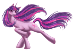 Size: 1975x1376 | Tagged: safe, artist:bloominglove, derpibooru import, twilight sparkle, solo, windswept mane