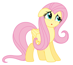 Size: 4817x4279 | Tagged: safe, artist:estories, fluttershy, pegasus, pony, absurd resolution, simple background, solo, transparent background, vector
