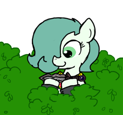 Size: 640x600 | Tagged: safe, artist:ficficponyfic, color edit, edit, oc, oc only, oc:emerald jewel, amulet, bush, child, color, colored, colt, colt quest, cuffs, dagger, foal, hair over one eye, happy, knife, leaves, male, pleased, simple background, smiling, solo, weapon, white background