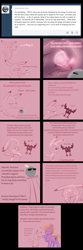 Size: 900x2724 | Tagged: safe, artist:pikapetey, oc, oc only, oc:bronydanceparty, artist, ask, bronydanceparty, comic, life lesson, meta, pikapetey, tiarawhy, tumblr