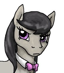 Size: 602x689 | Tagged: safe, artist:breadworth, octavia melody, earth pony, pony, bowtie, simple background, solo, transparent background, unamused