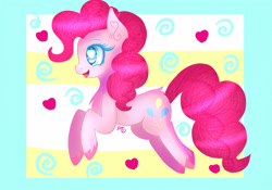 Size: 5000x3500 | Tagged: safe, artist:sweethearts11, pinkie pie, pony, heart eyes, solo, wingding eyes