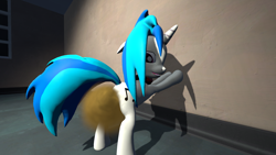 Size: 1920x1080 | Tagged: safe, artist:tacko marceno, dj pon-3, vinyl scratch, pony, unicorn, 3d, fart, solo, source filmmaker