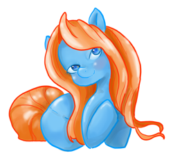 Size: 1122x1038 | Tagged: safe, artist:cloverminto, waterfire, earth pony, pony, g3, female, mare, prone, simple background, solo, transparent background