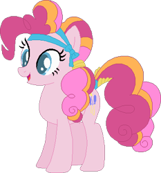 Size: 378x405 | Tagged: safe, artist:westrail642fan, pinkie pie, pony, alternate timeline, alternate universe, rise and fall, simple background, solo, transparent background