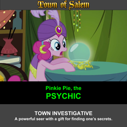 Size: 1920x1920 | Tagged: safe, artist:twilightsporckle, pinkie pie, earth pony, pony, female, mare, pink coat, pink mane, town of salem