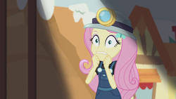 Size: 1280x720 | Tagged: safe, screencap, fluttershy, better together, equestria girls, opening night, solo