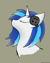 Size: 739x939 | Tagged: safe, artist:renderstarfall, dj pon-3, vinyl scratch, pony, unicorn, music, solo