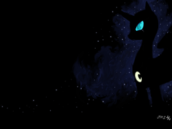 Size: 1600x1200 | Tagged: safe, artist:elosande, nightmare moon, alicorn, pony, female, mare, solo