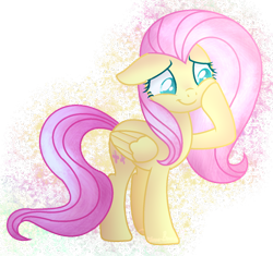 Size: 1024x963 | Tagged: safe, artist:crystal-bloomyt, artist:klewgcg, fluttershy, pegasus, pony, base used, female, mare, show accurate, simple background, smiling, solo, transparent background