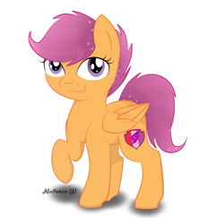 Size: 1280x1280 | Tagged: safe, artist:sugarwings-art, scootaloo, cutie mark, simple background, solo, the cmc's cutie marks, white background