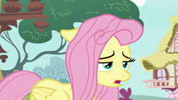 Size: 1280x720 | Tagged: safe, screencap, fluttershy, pegasus, pony, yakity-sax, messy mane, sleepy, tired