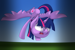 Size: 2743x1828 | Tagged: safe, artist:supercoco142, derpibooru import, twilight sparkle, twilight sparkle (alicorn), alicorn, pony, awkward, solo