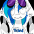 Size: 900x900 | Tagged: safe, artist:artponie, dj pon-3, vinyl scratch, pony, unicorn, confused, glasses, sweat, wub