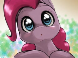 Size: 2048x1536 | Tagged: safe, artist:kurogewapony, pinkie pie, earth pony, pony, :o, bust, cute, diapinkes, female, looking at you, mare, open mouth, pixiv, portrait, solo